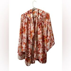 Forever 21 Plus Floral Kimono – Lightweight Boho Layering Piece (XL/1X)